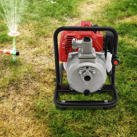 2 Stroke Portable Water Pump with 1400W Engine - High Efficiency, Lightweight, and Durable for Irrigation and Drainage Solutions
