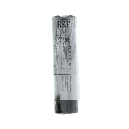 UPC: 0836943003125 | R&F Handmade Paints Pigment Stick  100ml  Ivory Black
