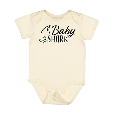 

Inktastic Baby Shark with Shark Fin Gift Baby Boy or Baby Girl Bodysuit