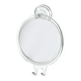 thumbnail image 2 of iDesign Power Lock Suction Shower Shaving Mirror with Razor Holder, 6" x 2" x 7", 2 of 5