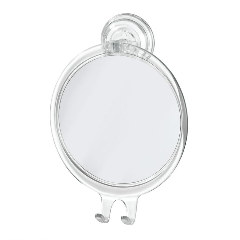 YINEU Shower Mirror for Shaving Bathroom Mirror with Storage Shower Mirror  14.5 W x 12 H Foldable Bathroom Organizer Mirror for Wall Bathroom Decor  Locker Mirror Shower Accessories