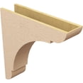 thumbnail image 5 of 7"W x 28"D x 28"H Thin Olympic Rough Cedar Woodgrain TimberThane Corbel, Primed Tan, 5 of 6
