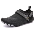 thumbnail image 5 of Black Toddler Unisex Quick Dry Water Shoes Soft Sole Barefoot Beach Swimming Shoes For Kids, 5 of 6