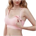 thumbnail image 4 of Babysbule Bras for Women Clearance Ladies Traceless Comfortable Breathable No Steel Ring Front Buckle Breastfeeding Bra Woman Underwear, 4 of 9