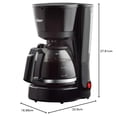 thumbnail image 2 of Oster® Cafetera de 5 tazas con filtro permanente, Negro, BVSTDC05, 2 of 6