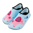 thumbnail image 2 of Kids Boys Girls Swim Water Shoes, Toddler Kids Swim Water Shoes Non-Slip Quick Dry Beach Shoes,Barefoot Sports Shoes Aqua Socks for Beach Outdoor Sports Hot Pink 24, 2 of 5