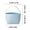 Light Blue, variant on Striped Fabric Basket Tote, Reusable Storage Basket with Handles, Organizer Bag for Beach Grocery Home, Decorative Cloth Storage Bin
