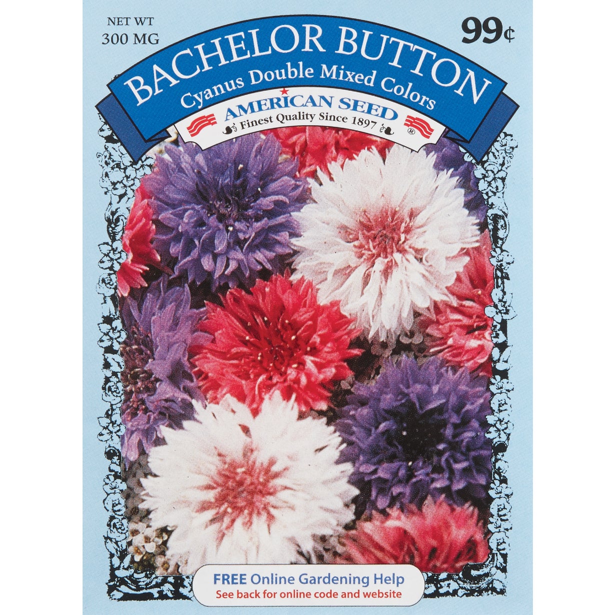 American Seed Garden Seed Display, 1000 Count, Assorted Seeds, Vegetable, Herb Seed Packets