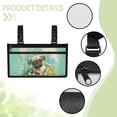 thumbnail image 5 of COEQINE Pug Daisy Wheelchair Armrest Side Hanging Storage Bag Wheelchair Bags to Hang on Side Wheelchair Armrest Accessories, Side Bags to Hang on Side for Adults, 5 of 7