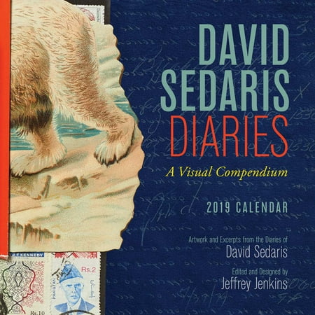 David Sedaris Diaries 2019 Wall Calendar