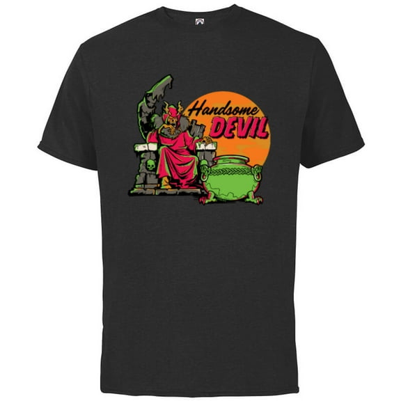 Disney 100 Villains Horned King The Black Cauldron Halloween - Short Sleeve Cotton T-Shirt for Adults - Customized-Black