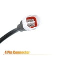 thumbnail image 4 of Unique Bargains 4 Pin to OBDII Cable Cord Diagnostic Adapter Cable Motorcycle OBD2 Scanner Adapter for Yamaha MT10, 4 of 6
