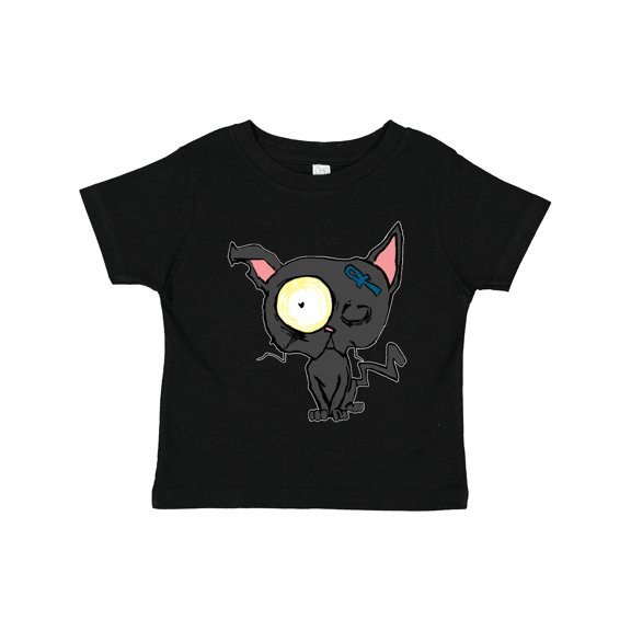 Inktastic Goth Animals Pets Black Cat Boys or Girls Toddler T-Shirt