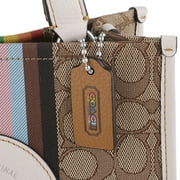 Coach Women’s Leather Signature Jacquard, Khaki