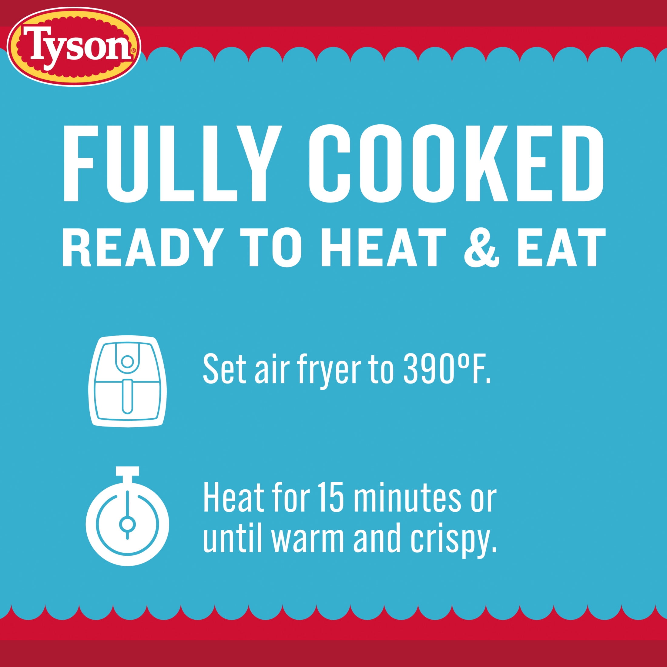 Tyson Crispy Chicken Breast Strips, Family Pack, 40 oz (Frozen, Fully Cooked)