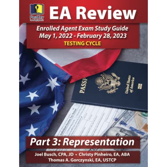 Pre-Owned PassKey Learning Systems EA Review Part 3 Representation; Enrolled Agent Study Guide, May 1, 2022-February 28, 2023 Testing Cycle (PassKey EA Exam Review May 1, 2022-February 28, 2023 Testing Cycle),