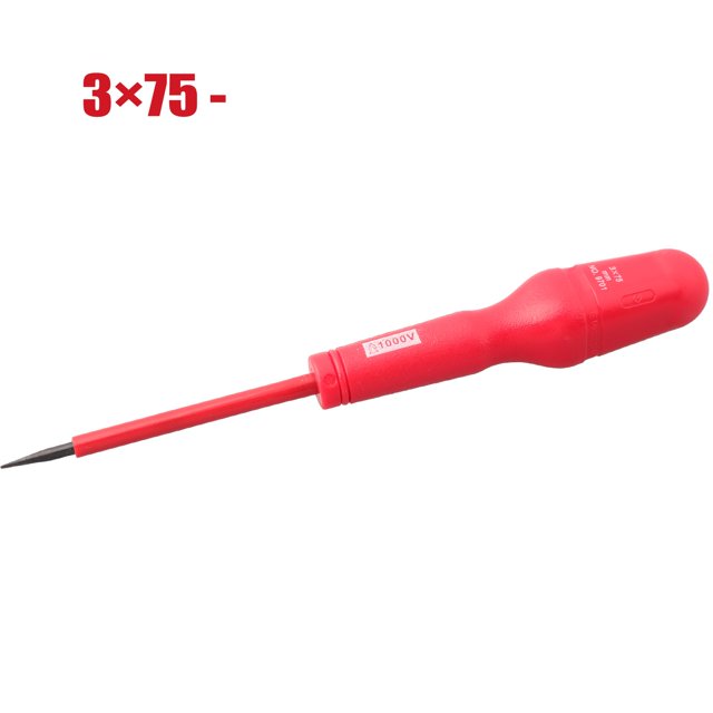 BTOER Insulated Screwdriver PP/TPR Two-tone Rubber-coated Screw Driver Tools For 1000V Electrical High-altitude Work
