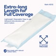 thumbnail image 2 of Dynarex Perineal Instant Cold Pack, Postpartum Ice Packs with Self-Adhesive Strip, 4.5” x 12”, 24 Count, 2 of 7