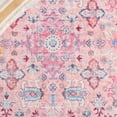 thumbnail image 6 of SAFAVIEH Arizona Dogon Oriental Machine Washable Area Rug, Beige/Pink, 6' x 6' Round, 6 of 10