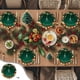 thumbnail image 1 of Decoraciones navideñas, platos de papel navideños, artículos para fiestas, platos de papel desechables (16 unidades), vasos de papel (16 unidades), pañuelos desechables (20 unidades), mantel (1 unidad, 1 of 6