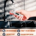 thumbnail image 5 of Digital Meat Thermometer, Waterproof Instant Read Food Thermometer for Cooking and Grilling, Kitchen Gadgets, Accessories with Backlight & Calibration for Candy, BBQ Grill, Liquids, Beef, Turkey…, 5 of 7