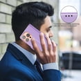 thumbnail image 6 of For iPhone 16 Pro Wallet Case with RFID Blocking Credit Card Holder, PU Leather Folio Flip Kickstand Protective Shockproof Rugged Anti-fall Phone Case Cover For Women Men,Purple, 6 of 9