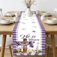 thumbnail image 7 of Yhmxh Easter Table Runner Flower Retro 13x36 Inch, Watercolor Easter Eggs Flower Pattern Table Runner, Easter Bunny Table Runner for Holiday Celebration, Kitchen, Party, Dinning Decorations, 7 of 7