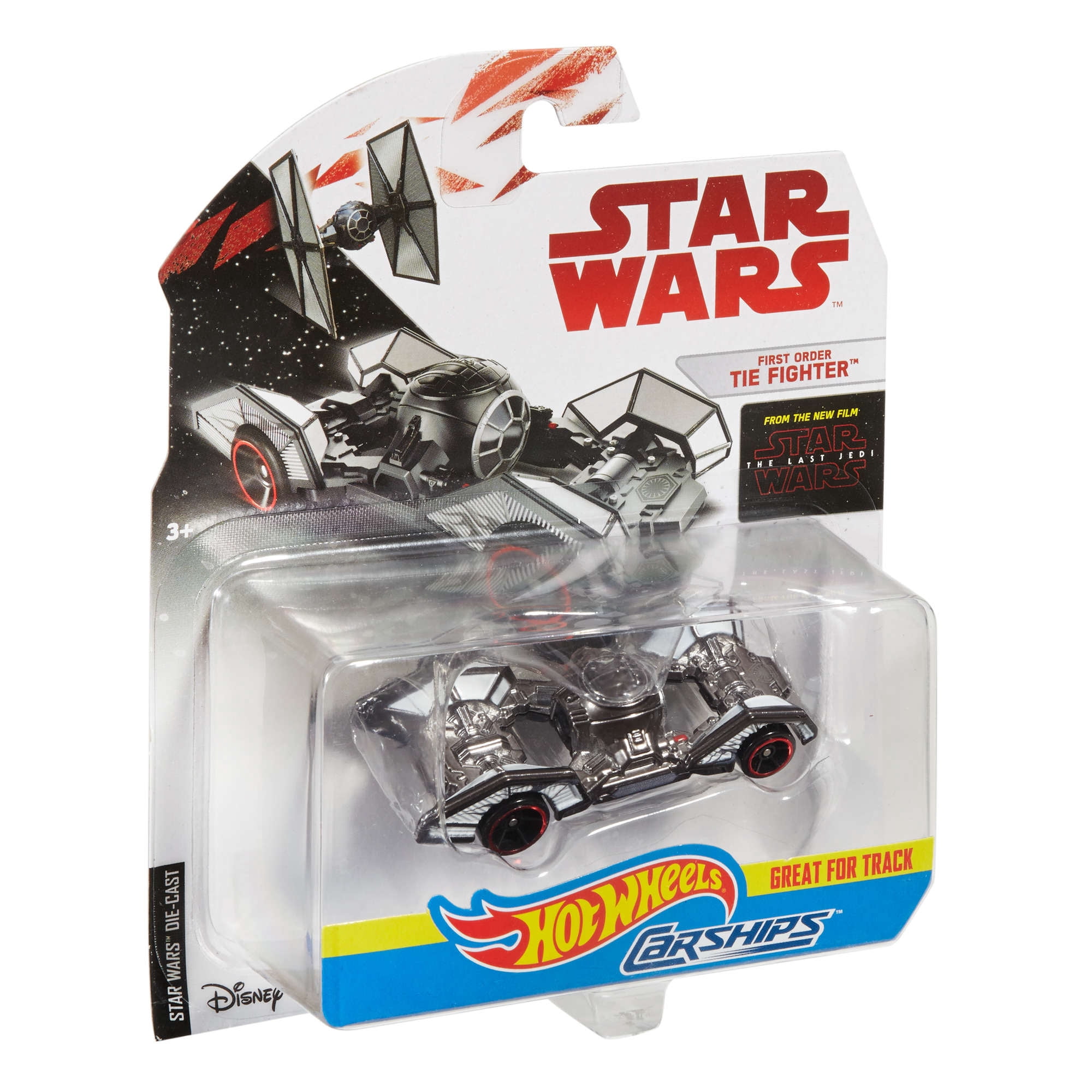 Hot Wheels Star Wars: The Last Jedi, TIE Fighter Carship - Walmart.com