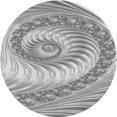 thumbnail image 1 of Ahgly Tapis d'Intérieur Lavable en Machine Carré Transitionnel Gris Platine, 3 Pieds Carré, 1 of 7