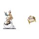thumbnail image 1 of Figuras de payasos,Estatua de payaso,escultura,adorno de mesa,sofá de casa de muñecas,Muebles para casa de muñecas,sofá para casa de muñecas,decoración a escala,Accesorios para casas de, 1 of 8