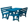 thumbnail image 2 of Kunkle Holdings, LLC Pine 6' Picnic Table with 2 Backed Benches Unfinished, 2 of 5