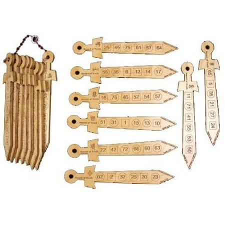 Swords of Truth - Magic with Math - Wood Brain Teaser Puzzle Trick