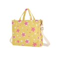 thumbnail image 7 of FORMRS Womens Corduroy Tote Bag Crossbody Shoulder Handbag with Pocket, Yellow Stars, 7 of 7
