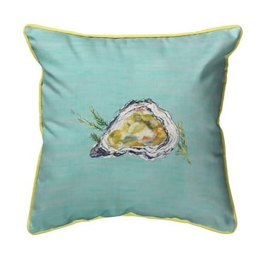 Betsy Drake SN121C 11 x 14 in. Oyster Shell Indoor & Outdoor Pillow, Small