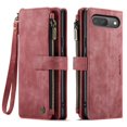thumbnail image 2 of CaseMe Case for Google Pixel 10/10 Pro Wallet Case for Women Men, Fashion Durable PU Leather Magnetic Flip Lanyard Strap Wristlet Zipper Card Holder Wallet Phone Case for Google Pixel 10/10 Pro 6.3", 2 of 9
