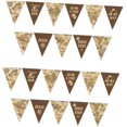 thumbnail image 1 of SURJDE Travel Decor 2 Sets Small Bunting Travel Map Bulletin Board Paper World Map Hanging Flags Triangle Football, 1 of 7