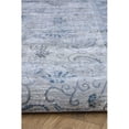 thumbnail image 5 of Linon Vintage Isfahan Power Loomed Microfiber Polyester 2'x3' Rug in Gray, 5 of 6