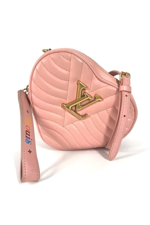 Pre-Owned LOUIS VUITTON M53769 New Wave Heart LV Logo 2WAY Bag Crossbody Clutch Pochette...