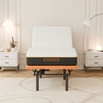 thumbnail image 6 of ESHINE Adjustable Bed Frame + 10 Inch Gel Memory Foam Mattress Bluetooth APP Control, Wireless Remote, Zero Gravity, Anti Snore, Head and Foot Incline, Twin XL, 6 of 7