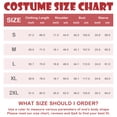 thumbnail image 2 of Alaiyaky Red and White Striped Costume Suit, Halloween Costumes Striped Shirt with Hat Glasses, Men Women Halloween Costumes World Book Day Outfit, 2 of 7