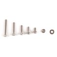 thumbnail image 2 of Sidaley 320 unids/set M2 M3 tornillo de cabeza plana inoxidable tornillos tuercas arandelas sujetador surtido Kit Herramientas de reparación de automóviles, 2 of 6