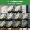 thumbnail image 4 of Grow Lights for Indoor Plants Full Spectrum Heads Plant Lights Indoor with Spectral Modes Level Brightness Auto On/Off Timer Memory Timing Function for Various Plants Growth, 4 of 7