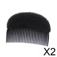 thumbnail image 1 of 2xInserciones De Volumen Para El Cabello Clip Portátil Para Dar Volumen Al Cabello Para Dar Volumen Barber S Negro, 1 of 8