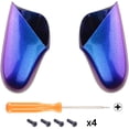 thumbnail image 2 of Poignées de Remplacement Caméléon Extrême pour Manette Nintendo Switch Pro, Coque de Poignée DIY Violet Bleu, 2 of 5