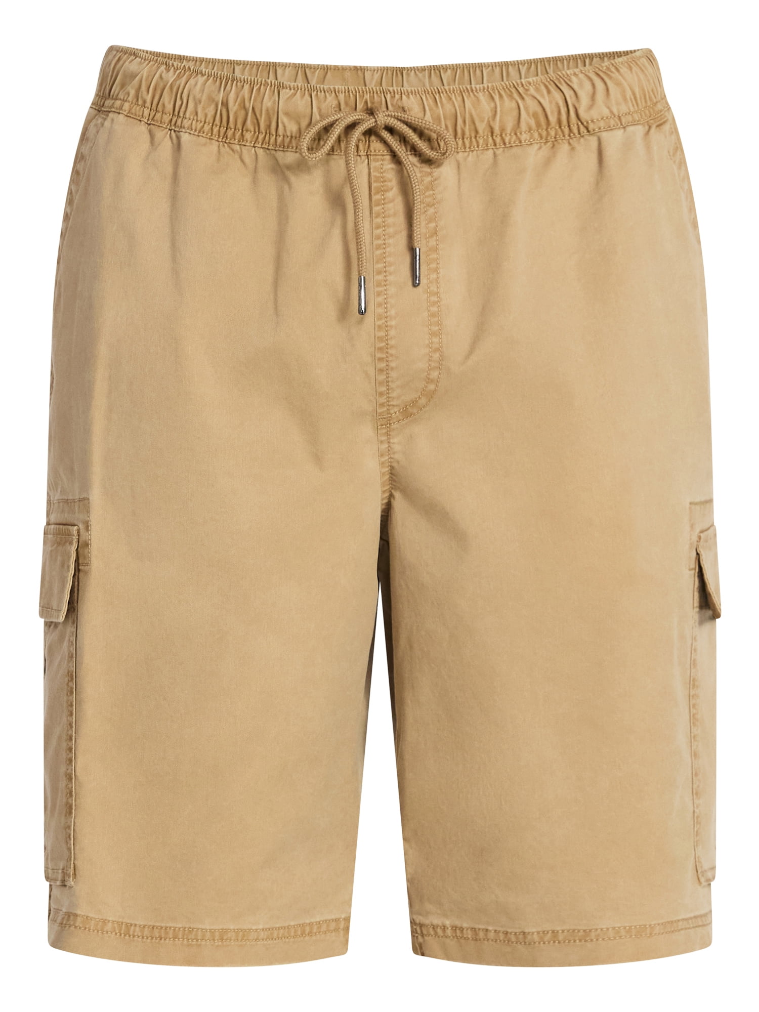 No Boundaries Twill Cargo Shorts, 10" Inseam, Men's XS-5XL
