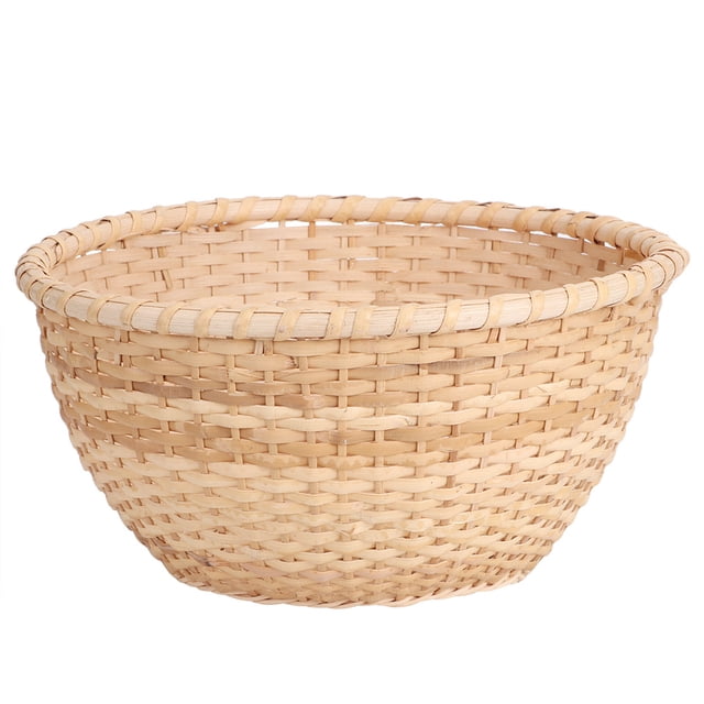 Dekaim Rattan Storage Basket, Round Shape Rattan Bread Fruit Snacks Storage Baskets Food Serving Baskets()