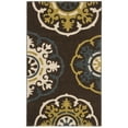 thumbnail image 2 of SAFAVIEH Newbury Collection NWB8699-2552 Brown / Green Rug, 2 of 5