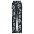 thumbnail image 3 of Pantalon Long à Bandage pour Femmes, Été, Décontracté, Ample, Imprimé, 3 of 7