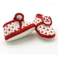 thumbnail image 3 of Fozruso Baby Star Girls Boys Soft Sole Prewalker Warm Casual Flats Shoes Sizes 2.5 Toddler(Red), 3 of 4