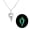 Green, variant on Luminous Wolf Pendant Necklace Jewelry Handmade Necklace for Women Men